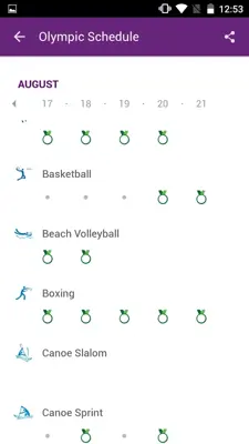 Rio 2016 android App screenshot 5